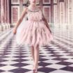 Image de Costume de danse princesse cygne, robe de ballerine en plumes